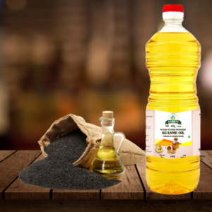 Pure Wood-Pressed Black Sesame Oil – 200ml